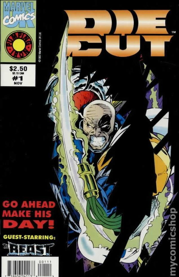 DIE CUT #1-4 (Marvel 1993) COMPLETE SET