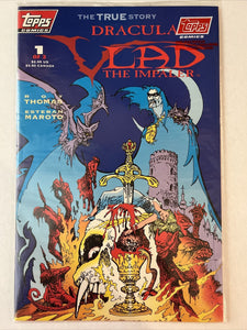 DRACULA: VLAD THE IMPALER #1-3 (Topps 1992)COMPLETE SET W/ CARDS
