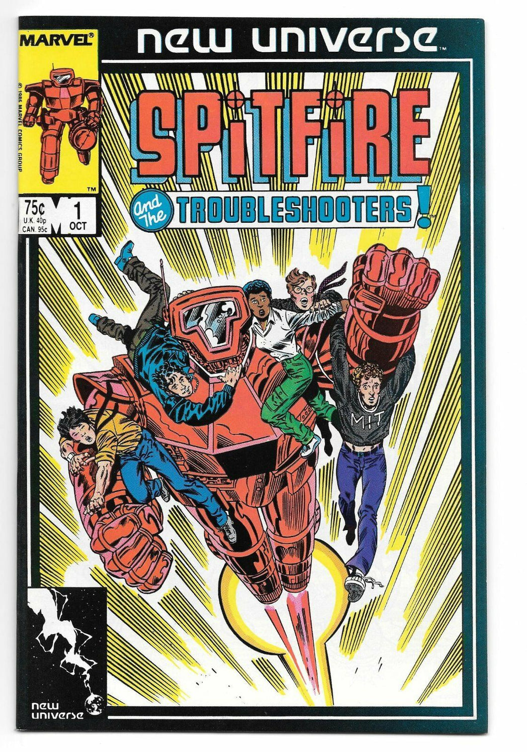 SPITFIRE AND THE TROUBLESHOOTERS #1-13 (Marvel 1986) COMPLETE SET