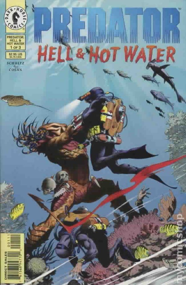 PREDATOR HELL & HOT WATER #1-3 (Dark Horse 1997) COMPLETE SET