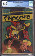 Load image into Gallery viewer, WORLD&#39;S GREATEST STORIES #2 PINOCCHIO CGC 4.0 VG 1949 ST. JOHN RARE
